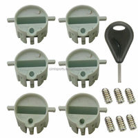 Ensemble de fixation pour aileron de surf prêt à expédier, Double Tab II, avec clés et vis