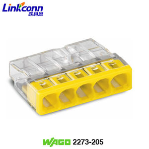 Kit de connecteurs rapides compacts 2273-205 2273 2 3 4 5 Wagos Connecteurs de câblage électrique Wagos Connecteurs d'alimentation - Product Image 4