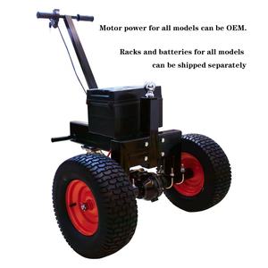 Porte-remorque électrique en acier et chariot de remorquage Capacité maximale de 11 000 livres Réglage de la hauteur sphérique personnalisable Puissance du moteur Pneus - Product Image 2