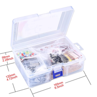 6 types de kit d'assortiment de composants électroniques de base