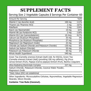 Capsules de Probiotiques en Gros pour la Perte de Poids avec Vitamine C et Potassium – Stimule les Niveaux d'Énergie – Compléments Alimentaires à Base de Plantes - Product Image 2