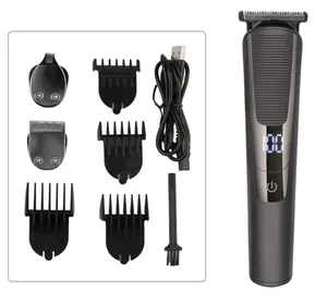 Tondeuse à cheveux électrique professionnelle 3-en-un à faible bruit Tondeuse à cheveux sans fil pour hommes