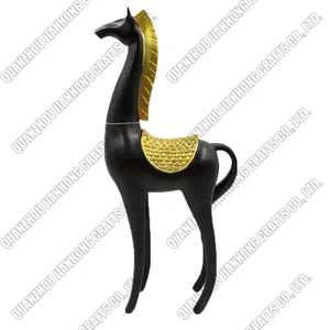 Patung kuda Resin, dekorasi rumah Modern hewan Eropa hadiah kerajinan Model
