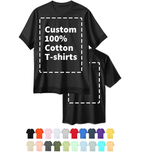 T-shirt stampate in cotone 100% personalizzato stile Casual Casual personalizzato con foto e <span class=keywords><strong>Design</strong></span> di testo per uomini e donne nel Regno Unito - Product Image 2