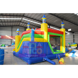 Castillo Inflable de Dibujos Animados para Fiestas, Parque de Atracciones, Área de Juegos Interior, PVC de Grado Comercial, 300-500 kg, Nuevo Diseño - Product Image 4
