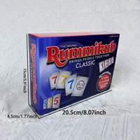 Jeu de Rummy en plastique pour Bridge, jeux de société emballés en boîte, vente en gros disponible, en stock