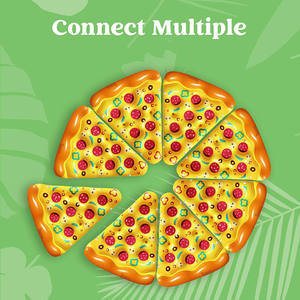Flotteur gonflable de piscine de <span class=keywords><strong>pizza</strong></span> de PVC fait sur commande pour la piscine gonflable de matelas de radeau d'adultes - Product Image 3