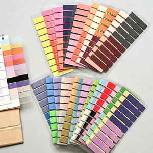 Onglets adhésifs multi-tones Morandi, marque-pages autocollants aux couleurs pastel mélangées pour le tri et la lecture des documents - Product Image 4