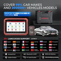 Versión Global LAUNCH X-431 PROS V5.0 Escáner Automotriz Versión Elite Compatible con FCA Autoauth DBScar VII Escaneo Bidireccional Bluetooth