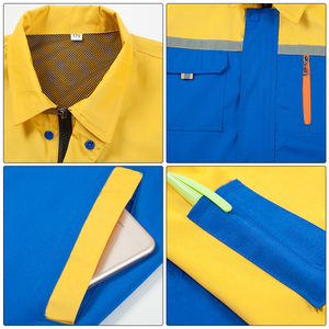 Ropa de trabajo práctica de manga corta de talla grande de alta calidad para <span class=keywords><strong>ingenieros</strong></span> - Product Image 5