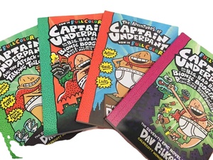 2025 New Pulida Arrived 14 Pcs/set Captain Underpants Full Color Smooth Paper <span class=keywords><strong>Comic</strong></span> Dav Pilkey Picture <span class=keywords><strong>Comic</strong></span> Books for <span class=keywords><strong>Kids</strong></span>. - Product Image 5