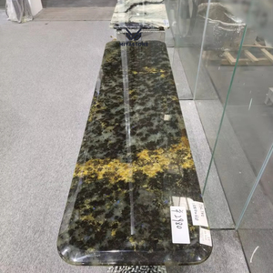 Belle table d'appoint en pierre de luxe bleue lémurienne personnalisée Table basse de livraison en usine - Product Image 1