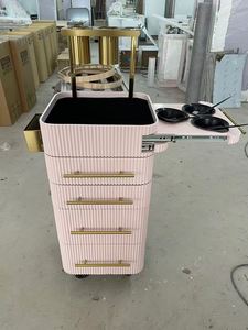 Premium Salon Trolley Rolling Storage Cart Hairdresser Beauty Spa Nail Makeup Trolley With Drawers - Product Image 4