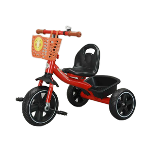 Yeni stil bebek bisikleti 3-Wheel üç tekerlekli bisiklet için 2 ila 4 yaş çocuklar için sepet plastik Pedal üç tekerlekli bisiklet - Product Image 2