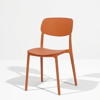 Chaises d'extérieur empilables modernes et durables en PP pour jardin, restaurant, hôtel, fête, mobilier de salle à manger, application pour cuisine et parc