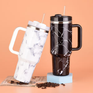 Botol Termos Tumbler Gaya Bohemian Anti Bocor Bebas BPA, Baja Anti Karat Vacuum Insulated 40oz Versi Baru - Product Image 5