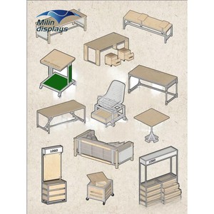 Vật liệu gói hiển thị đứng Fan đứng bảng có thể tháo rời nhà văn phòng đồ nội thất lưu trữ kệ đơn vị phòng khách đồ nội thất - Product Image 6