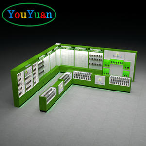 Armoire haut de gamme pour vitrine de magasin de fumée vitrine de vente au détail vitrine de <span class=keywords><strong>pharmacie</strong></span> en verre <span class=keywords><strong>avec</strong></span> <span class=keywords><strong>miroir</strong></span> - Product Image 3