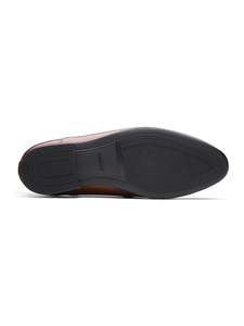Calzado Mocasín Clásico de Punta Redonda para Hombre en Cuero Crust Importado con Práctica Construcción sin Cordones y Forro de Cuero DD - Product Image 3
