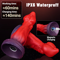 Vibrateur puissant pour femmes, Godemiché en silicone liquide, Plug anal grande taille, Jouet de masturbation, Jouet sexuel pour adultes, Vente en gros, 10 modes de vibration