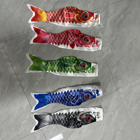 Drapeaux de carpes ventuelles de style japonais personnalisables pour la fête des garçons, bannières de guide touristique japonaises en polyester pour jardin et cour