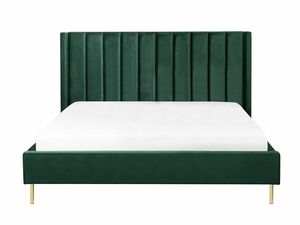 Phòng Ngủ Hiện Đại Nhung EU Vua Kích Thước Khung Giường <span class=keywords><strong>6ft</strong></span> Màu Xanh Đậm Chuồng Cứng Cơ Sở Villett Vải - Product Image 3