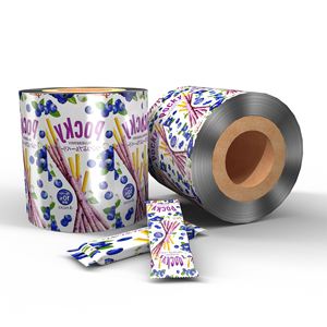 Rouleau de film plastique imprimé sur mesure, film pour bouteille de gelée, film plastique pour la fermeture thermique, film laminé facile à déchirer - Product Image 3