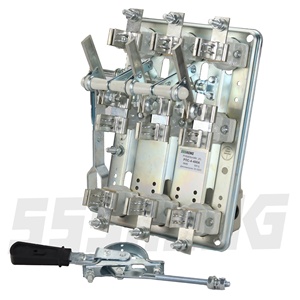 SSSHENG-Trenn schalter Linker Griff RPS-4L-400A Trenn messersc halter 400A Trenn schalter 3P IP00 Sicherungs messersc halter - Product Image 3