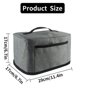 Cricut Mug Heat Press Dust Cover Gray Fabric With Handle For Machine Protection - Product Image 4
