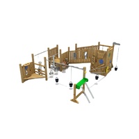 Ensemble de jeu sensoriel pour cuisine extérieure en bois finlandais importé, équipement de jeu Montessori pour enfants, idéal pour l'extérieur, la maternelle et l'usage commercial