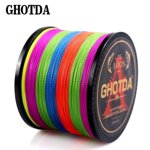 GHOTDA tressé ligne de pêche PE <span class=keywords><strong>Fil</strong></span> 500M 4 brins multifilament ligne de pêche <span class=keywords><strong>carpe</strong></span> pêche 10-120lb - Product Image 6