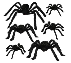 Gigantische Realistische Harige Spinnen Enge Spin Rekwisieten Halloween Plastic Spinnen Decoraties