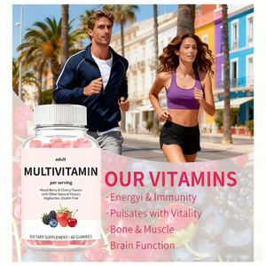 ऊर्जा प्रदान करने के लिए ओम निजी लेबल आहार पूरक मल्टीविटामिन gमी कैंडी - Product Image 4