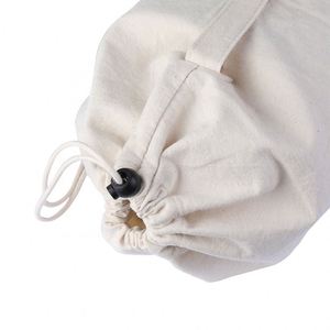 Bolsa de Almacenamiento para Esterilla de Yoga, para Exteriores, con Base Redonda, de Lona de Algodón, con Cordón y Correa para el Hombro, a Prueba de Polvo, Suministro de Fábrica - Product Image 4