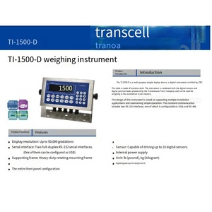 Système de pesage VEIDT pour instrument de contrôle Transcell TI-500SL, utilisé pour les plateformes et les systèmes portables TI-500SL VEIDT - Product Image 4