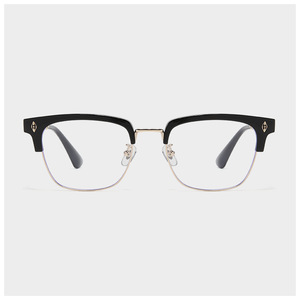 TR90 Modische Halbrahmen-Brille im Jay Chous Stil Unisex Coole Trendige Anti-Blaulicht-Gläser Einfaches Modell - Product Image 2