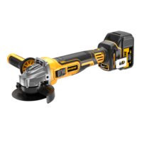 Meuleuse d'angle sans fil 21V Li-ion sans balais 4505, 115 mm, 3 vitesses 5500-8000 tr/min, 1050W équivalent, outil électrique portable de 4,5 pouces
