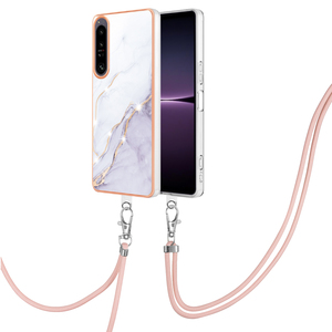 เคสโทรศัพท์ลายหินอ่อนโครเมียม,เคสแฟชั่นพร้อมสายคล้องสำหรับ Sony Xperia 1 IV,สำหรับ Xiaomi POCO X4 PRO 5G - Product Image 5