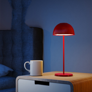 Sang trọng khách sạn nhà hàng LED ánh sáng ban đêm Bảng Đèn hiện đại Funky sạc không dây nguyên thủy sóng nấm bóng râm Thiết kế pin - Product Image 5