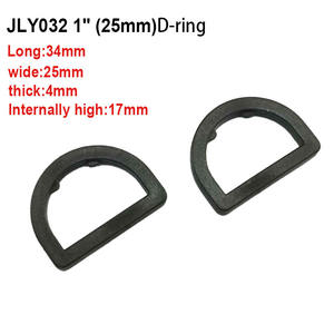 Yeni Tip POM Temiz Dokuma D Halkalı Kemer 1.5 İnç 38 mm Plastik D Halkalı Kemer Deri - Product Image 3