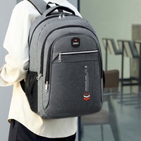 Sac à dos pour ordinateur portable étudiant grande capacité, durable, imperméable, avec fermeture éclair, sac à dos décontracté pour le sport