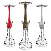 Hookah Kayu Stainless Steel Mewah Berkualitas Tinggi Asli Berkualitas Premium