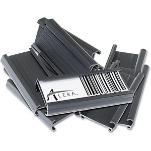 Etiquetas para estanterías de alambre Alera Alesw59St, paquete de 10, hechas de plástico duradero - Product Image 2