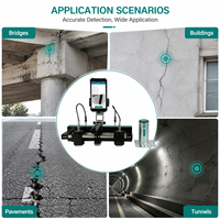 NDT Equipment Reinforced Concrete Wireless Integrated Crack Detector F800 Concrete Crack Gauge