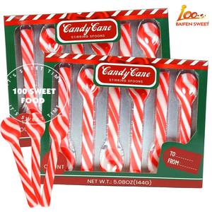 Tatlı üretici sıcak satış noel baston şeker kaşık sıcak çikolata ve kahve nane karıştırıcılar - Product Image 2