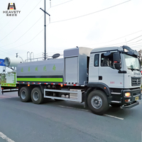 Camion pulvérisateur à canon à brouillard diesel HEAVSTY 18 m³ 350 CV 4300+1350 mm de empattement, nouvelle suppression de la poussière pour Sitrak G5-M CLW5250TDYZ6