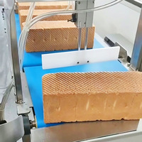 Ligne de production industrielle de sandwichs, trancheuse à pain, coupeuse, étaleur, équipement d'assemblage et de fabrication pour les sandwicheries et les boulangeries