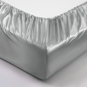 Satin được trang bị tấm Nữ Hoàng kích thước, 1 duy nhất được trang bị tấm chỉ, thêm mềm sâu túi dưới giường tấm nệm Bìa - Product Image 4