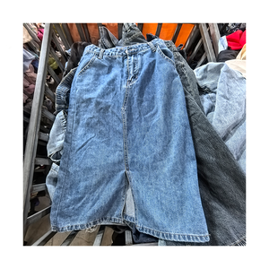 Jupes en jean d'occasion pour femmes, longues et courtes, pour la revente en lots Ukay en gros - Product Image 4