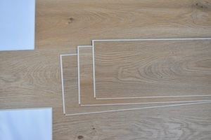 <span class=keywords><strong>Plancher</strong></span> en vinyle <span class=keywords><strong>flottant</strong></span> SPC à clic, imprimé avec des grains <span class=keywords><strong>de</strong></span> bois <span class=keywords><strong>de</strong></span> 4 mm, imperméable, <span class=keywords><strong>pour</strong></span> chambre à coucher, bureau, garage, usage commercial - Product Image 4